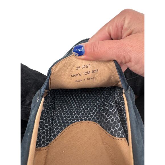 JOHNSTON & MURPHY Shoes Size 12 Mens Slip On Slide Casual Sneaker Navy Blue main image 6